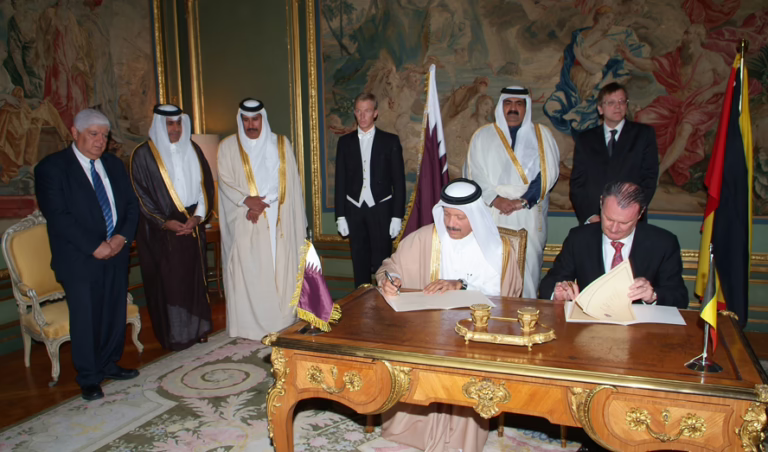 الأمير حمد بن خليفة في زيارة رسمية إلى بلجيكا – 16 نوفمبر 2006