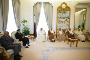 الأمير حمد بن خليفة يستقبل رئيس جزر القمر في الدوحة – 23 يناير 2007