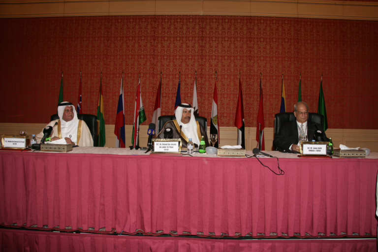 معالي الشيخ حمد بن جاسم بن جبر آل ثاني يفتتح الاجتماع الوزاري السادس لمنتدى الدول المصدرة للغاز – 9 أبريل 2007