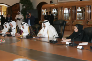 سمو الأمير الشيخ حمد بن خليفة آل ثاني في زيارة رسمية إلى اليمن – 9 مايو 2007