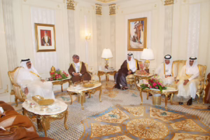 سمو الأمير الشيخ حمد بن خليفة آل ثاني يلتقي نائب رئيس الوزراء العماني فهد بن محمود آل سعيد في الرياض – 15 مايو 2007