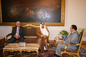 معالي الشيخ حمد بن جاسم بن جبر آل ثاني يلتقي فخامة الرئيس المصري محمد حسني مبارك في القاهرة – 29 مايو 2007