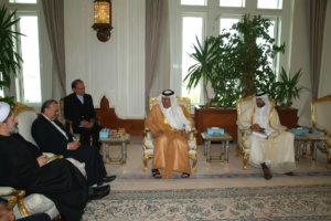 النائب الأول لرئيس مجلس الوزراء وزير الخارجية يستقبل وزير الخارجية الإيراني ويجري لقاء مع الأمير بالدوحة – 21 مارس 2006