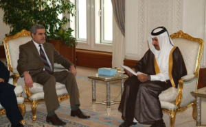 الشيخ حمد بن جاسم يستقبل وزير التعليم العراقي ويستلم رسالة من رئيس الوزراء العراقي – 6 مارس 2007