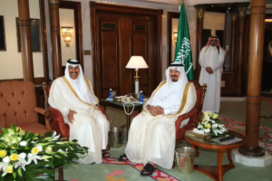 معالي الشيخ حمد بن جاسم يزور المملكة العربية السعودية ويجتمع مع ولي العهد السعودي – 7 يوليو 2007