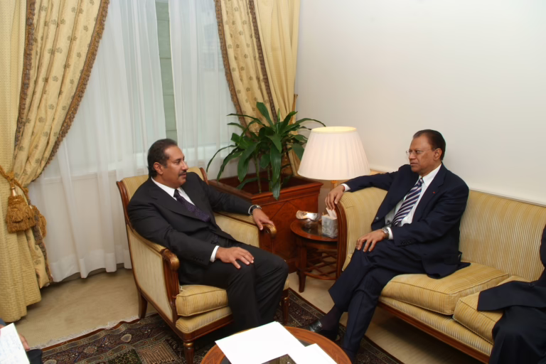 رئيس الوزراء وزير الخارجية حمد بن جاسم يلتقي رئيس وزراء موريشيوس في نيويورك – 27 سبتمبر 2007