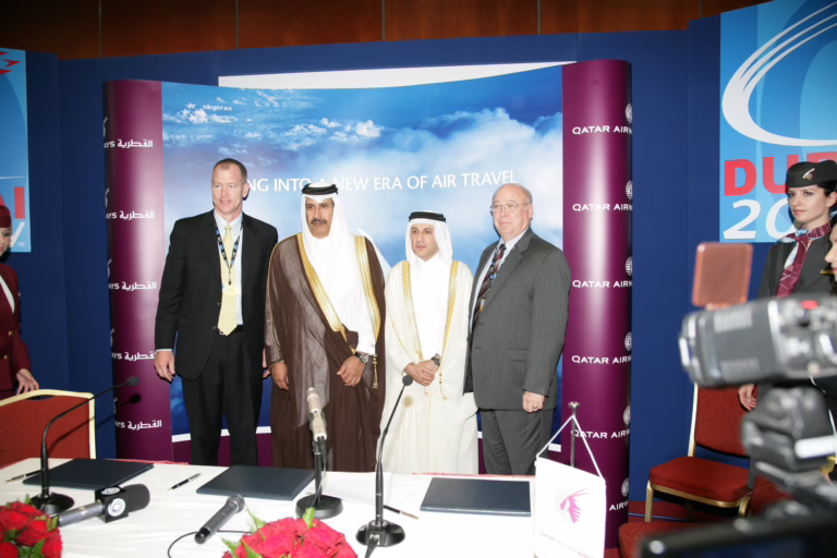 الشيخ حمد بن جاسم في معرض دبي الدولي للطيران – 11 نوفمبر 2007