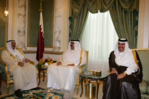 الأمير حمد بن خليفة يلتقي الأمير صباح الأحمد في الرياض – 18 نوفمبر 2007
