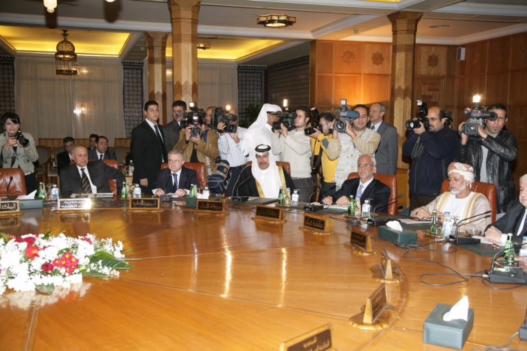 الشيخ حمد بن جاسم يشارك في اجتماع لجنة مبادرة السلام العربية بالقاهرة – 22 نوفمبر 2007