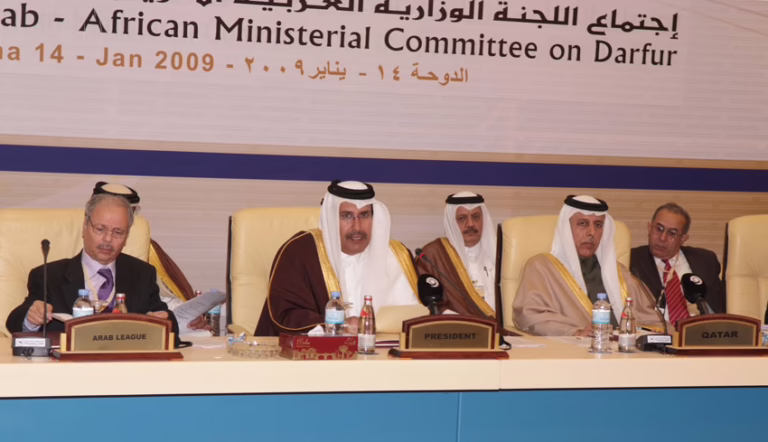 معالي رئيس مجلس الوزراء وزير الخارجية الشيخ يترأس اجتماع اللجنة الوزارية العربية الإفريقية حول السلام في دارفور – 14 يناير 2009