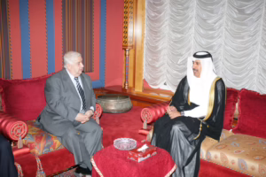رئيس الوزراء الشيخ حمد بن جاسم يستقبل وزير الخارجية السوري في الدوحة – 22 أبريل 2007