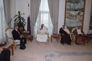 سمو الأمير حمد بن خليفة يستقبل رئيس النمسا – 24 فبراير 2009
