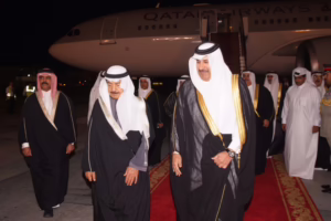 معالي رئيس مجلس الوزراء يصل المنامة للمشاركة في الجلسة الافتتاحية للقمة السنوية لأمن الخليج – 7 ديسمبر 2007