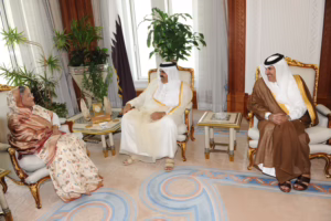 سمو الأمير الشيخ حمد بن خليفة آل ثاني يستقبل رئيسة وزراء بنغلاديش في الدوحة – 26 أكتوبر 2009