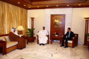 سمو الأمير حمد بن خليفة في زيارة رسمية إلى سوريا – 24 فبراير 2009