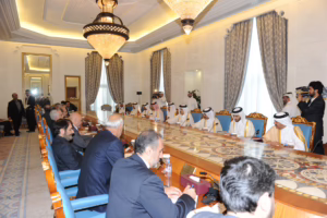 سمو ولي العهد الشيخ تميم بن حمد آل ثاني يستقبل النائب الأول لرئيس الجمهورية الإيرانية في الدوحة – 7 نوفمبر 2010