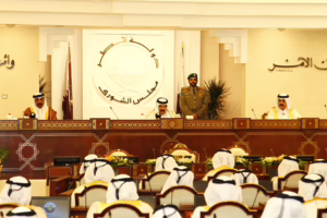 سمو الأمير الشيخ حمد بن خليفة آل ثاني يفتتح الدورة التاسعة والثلاثين لمجلس الشورى في الدوحة – 9 نوفمبر 2010