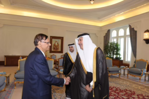 معالي رئيس مجلس الوزراء وزير الخارجية الشيخ حمد بن جاسم بن جبر آل ثاني يستقبل وزير خارجية سريلانكا – 14 فبراير 2011