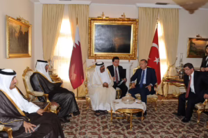 سمو الأمير الشيخ حمد بن خليفة آل ثاني يلتقي رئيس الوزراء التركي رجب طيب أردوغان في أنقرة – 24 يونيو 2011