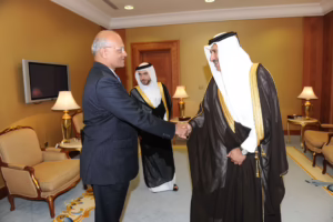 معالي رئيس مجلس الوزراء وزير الخارجية الشيخ حمد بن جاسم بن جبر آل ثاني يستقبل وزيرة الأمن القومي الأمريكية ومستشار الأمن القومي الهندي في الدوحة – 4 ديسمبر 2011