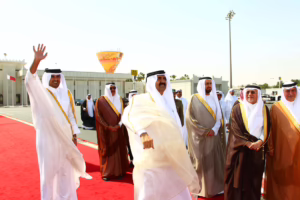 سمو الأمير الشيخ حمد بن خليفة آل ثاني يستقبل ولي العهد السعودي في الدوحة – 5 مارس 2013