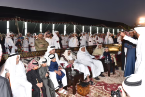 سمو الأمير الشيخ تميم بن حمد آل ثاني يشارك في عرضة «هل قطر» بالدوحة – 18 ديسمبر 2017