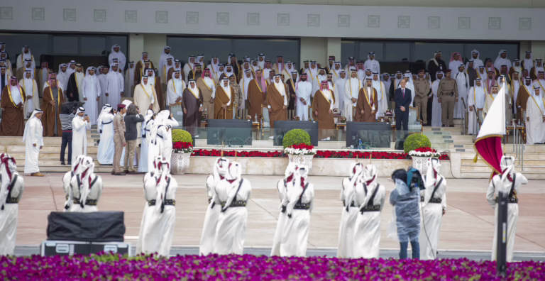 سمو الأمير الشيخ تميم بن حمد آل ثاني يشهد مسير اليوم الوطني في الدوحة – 18 ديسمبر 2019