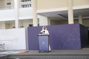 سمو الأمير الوالد الشيخ حمد بن خليفة آل ثاني يشهد افتتاح مدرسة طارق بن زياد في الدوحة – 25 فبراير 2020