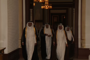 سمو ولي العهد الشيخ تميم بن حمد آل ثاني يقيم مأدبة إفطار لرؤساء البعثات الدبلوماسية في الدوحة – 9 أكتوبر 2005