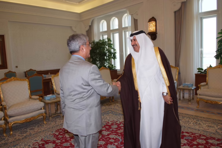 معالي رئيس مجلس الوزراء وزير الخارجية الشيخ حمد بن جاسم بن جبر آل ثاني يستقبل نائب وزير خارجية أذربيجان في الدوحة – 10 فبراير 2008