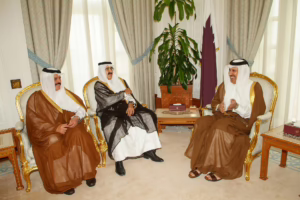 معالي رئيس مجلس الوزراء وزير الخارجية الشيخ حمد بن جاسم بن جبر آل ثاني يجتمع مع أعضاء الهيئة الاستشارية للمجلس الأعلى لدول مجلس التعاون في الدوحة – 17 مارس 2008