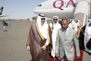 معالي رئيس مجلس الوزراء وزير الخارجية الشيخ حمد بن جاسم بن جبر آل ثاني يزور جمهورية إريتريا – 27 مارس 2008
