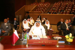 سمو الأمير الشيخ حمد بن خليفة آل ثاني يشارك في الجلسة الختامية للقمة العربية العشرين في دمشق – 30 مارس 2008