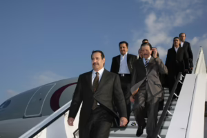 معالي رئيس مجلس الوزراء وزير الخارجية الشيخ حمد بن جاسم بن جبر آل ثاني يصل إلى برلين في زيارة رسمية إلى ألمانيا – 21 أبريل 2008